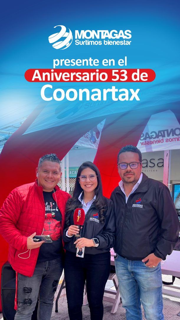 Acompañamos a @coonartax 🚕🚕 en su aniversario 5️⃣3️⃣. Está cooperativa ha impulsado las conversiones de sus afiliados, a AutoGLP 🚗⛽ de Montagas, porque conocen todas las ventajas ✅ que representa esta nueva alternativa de combustible. Muchos taxistas 👨🏼🧑🏻 ya disfrutan de sus beneficios, Y tú, ¿qué esperas para ser parte de la movilidad sostenible con AutoGLP de Montagas?