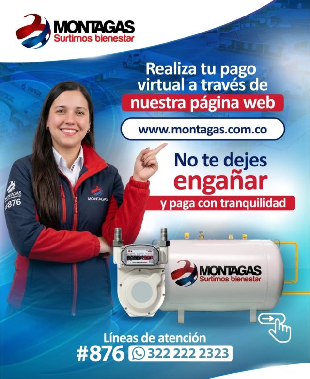 ¡Ojo! Que no te echen cuentos. 🚩🚫
La forma más segura de estar al día con tu servicio de gas es a través de nuestro portal oficial. No entregues tu dinero a desconocidos ni en sitios web sospechosos. 🛑🤝
Paga con total tranquilidad y el respaldo de siempre en:
🌐 www.montagas.com.co
Si tienes dudas, nuestras líneas oficiales están para ayudarte:
📞 #876
📲 WhatsApp: 322 222 2323
#Seguridad #EvitaElFraude #Montagas #Pagos