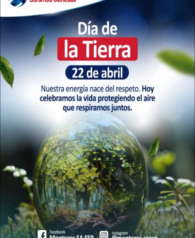 Nuestra energía no es solo lo que entregamos, es el respeto que sentimos por el lugar que habitamos. 💙🌿

En este 🌍🙌 Día de la Tierra, nuestra meta es clara: proteger el aire y cuidar cada rincón de nuestra región. En Montagas, transformamos el respeto en energía para tu hogar y tu negocio 🏠🔥🏭

¡Celebremos la vida protegiendo nuestro planeta! 💨✨

#DiaDeLaTierra #CuidadoAmbiental #Montagas #Sostenibilidad #NuestraTierra