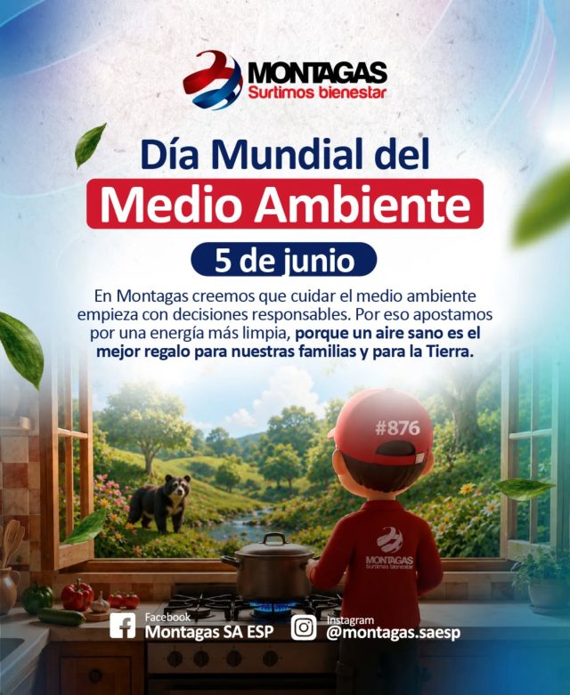 Cocinar con energía limpia es cuidar de nuestra familia y del planeta al mismo tiempo. 🔥🍲 Hoy celebramos el #DíaMundialDelMedioAmbiente recordando que un aire sano es el mejor legado que podemos dejar. 🌍💚 ¡Apostemos juntos por decisiones más responsables! 🙌✨
#Montagas #EnergíaLimpia #CuidamosElPlaneta #SurtimosBienestar