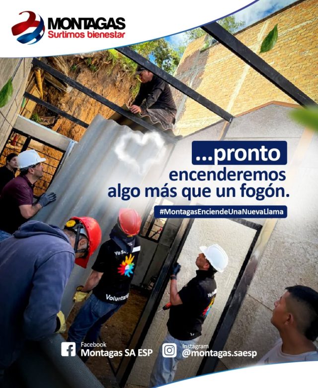 🔥 Surtir bienestar es mucho más que conectar un servicio; es encender la esperanza donde más se necesita. 🤝❤️

Estamos afinando los últimos detalles de un proyecto que nos llena el corazón y que cambiará una historia para siempre. 🛠️🏡✨

¿Te imaginas de qué se trata? ¡Falta muy poco para descubrirlo! 👀👇
#MontagasEnciendeUnaNuevaLlama #CompromisoSocial #ConstruyendoSueños #Montagas #SurtimosBienestar