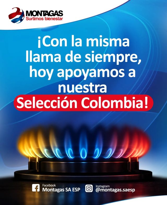 ¡La llama de la pasión tricolor está más viva que nunca! 💥 Hoy vibramos, cantamos y apoyamos a nuestra Selección con toda la fuerza. 🇨🇴🙌
¡Vamos muchachos por esa victoria! 🏆

¿Cuál es tu pronóstico para el partido de hoy? 🥅👇 ¡Déjanos tu marcador en los comentarios!

#Montagas #SurtimosBienestar
#SelecciónColombia
#Mundial2026
#Colombia