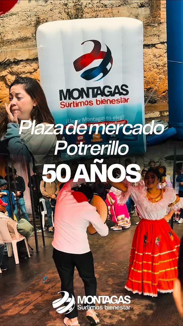 Acompañamos a nuestros usuarios de la Plaza de Mercado de El Potrerillo 🧺🍎🍍🫛 en la conmemoración de sus 50 años. Para Montagas es un placer ser el proveedor de la energía ⚡ de un mercado con 5️⃣ décadas de historia, trabajo y tradición, un mercado que nos ha unido desde siempre. 💙❤️🖤

¡Gracias a la Dirección Municipal de Plazas de Mercado por la invitación!

#Montagas #SurtimosBienestar #ElPotrerillo #Mercado #50Años