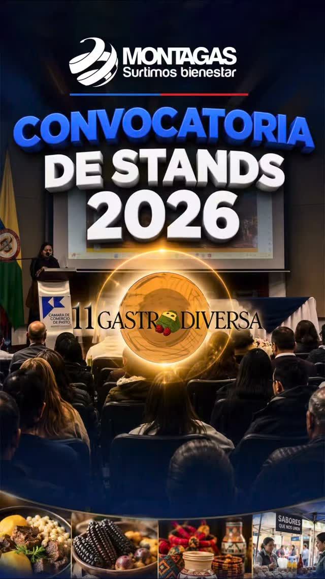 🔥 En este 2026 encendemos nuevamente los fogones de la Gastrodiversa (@gastrodiversa) 💥. Estuvimos presentes en la convocatoria de stands, acompañando a los emprendimientos y negocios locales que mueven nuestra economía gastronómica 🍲✨.

👉 ¡Impulsa tu también la cocina de tu negocio con Montagas! 👇
📱 Llámanos ya al #876 o 🔤 escríbenos a WhatsApp al 3222222323. 

@acopi.seccionalnarino

#Montagas #Gastrodiversa2026 #Pasto #SurtimosBienestar